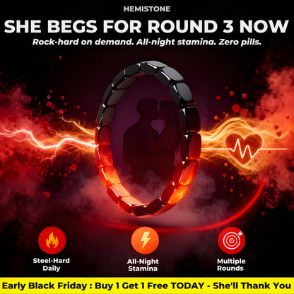 Hemistone Hematite Bracelet : Reawaken the dominant man within you