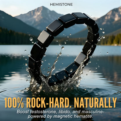 Hemistone Hematite Bracelet : Reawaken the dominant man within you