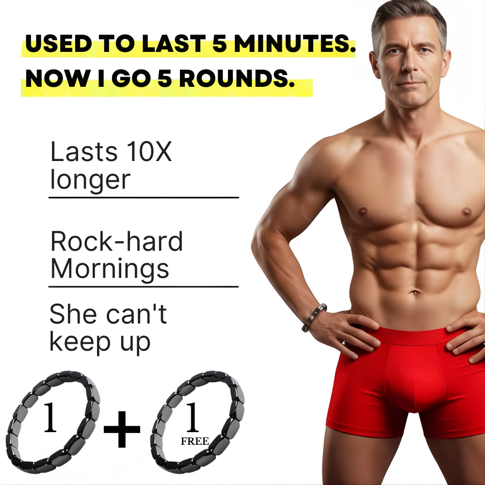 Hemistone Hematite Bracelet : Reawaken the dominant man within you